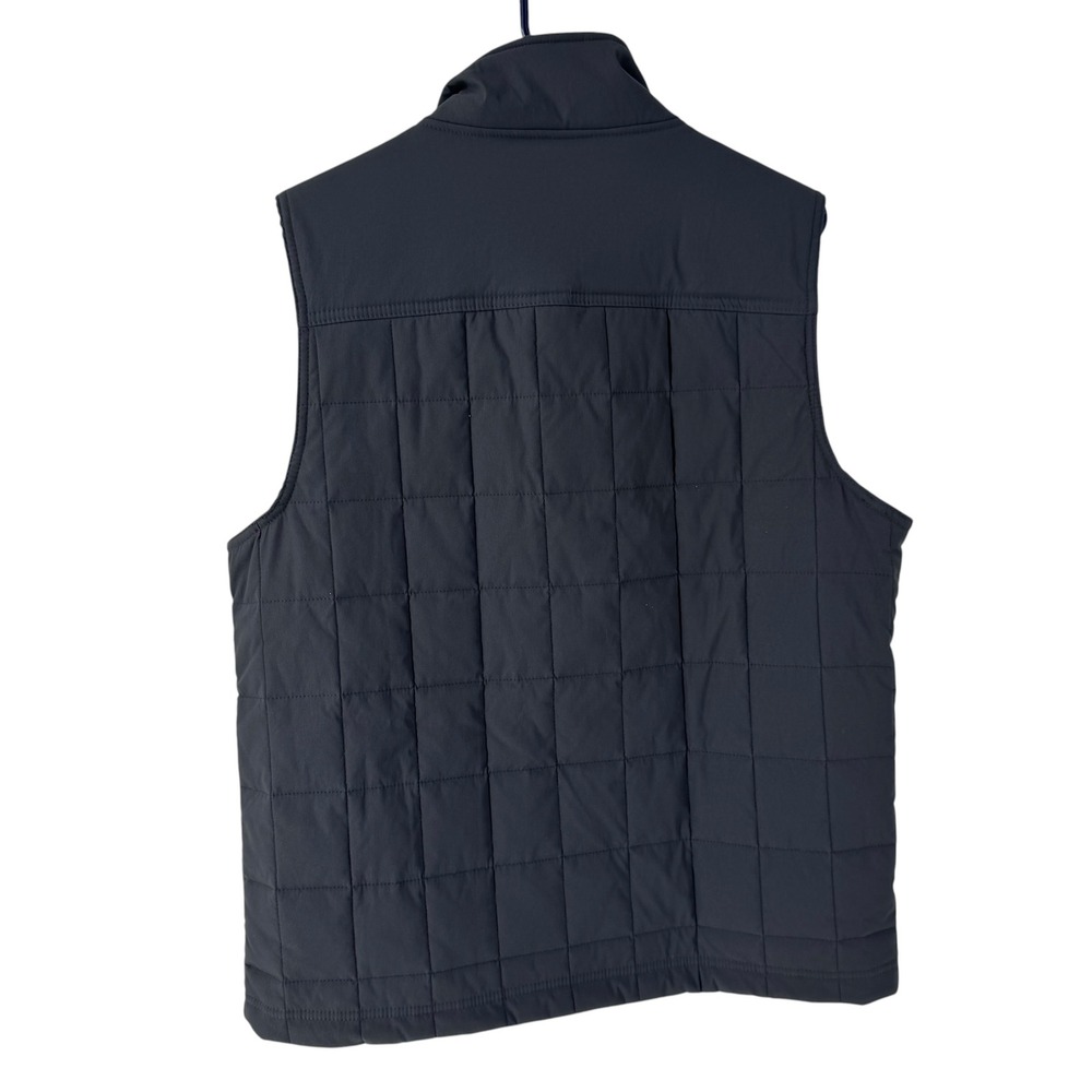 Orvis Classic Collection Mens Medium Quilted Full Zip Vest Charcoal Gray - Picture 3 of 8